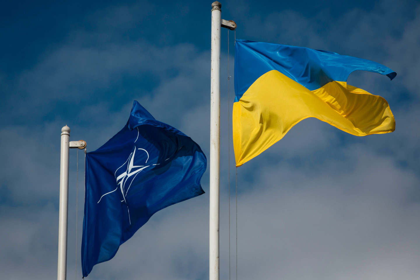 Флаги НАТО и Украины.&nbsp;Фото:&nbsp;&copy; РИА Новости/Михаил Маркив


