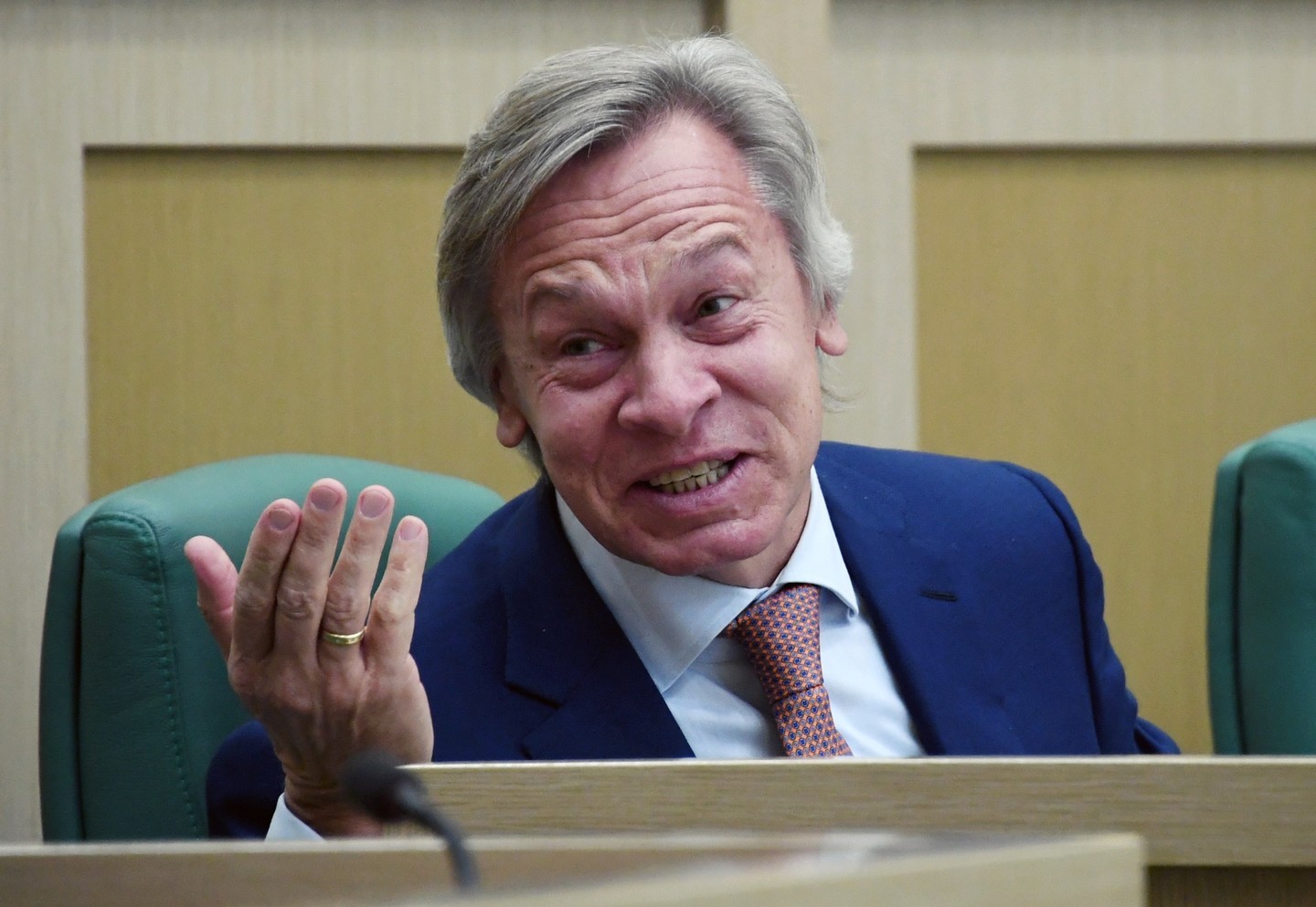 Сенатор Алексей Пушков. Фото: &copy; РИА Новости/Илья Питалев