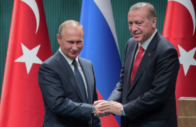 Президент РФ Владимир Путин и президент Турции Реджеп Эрдоган (справа). Фото: &copy; РИА Новости&nbsp;