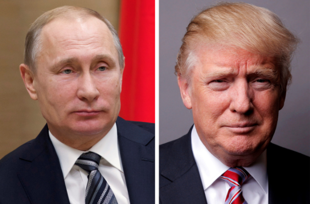 Президент России Владимир Путин и президент США Дональд Трамп. Фото: &copy; REUTERS/Ivan Sekretarev/Lucas Jackson

&nbsp;

