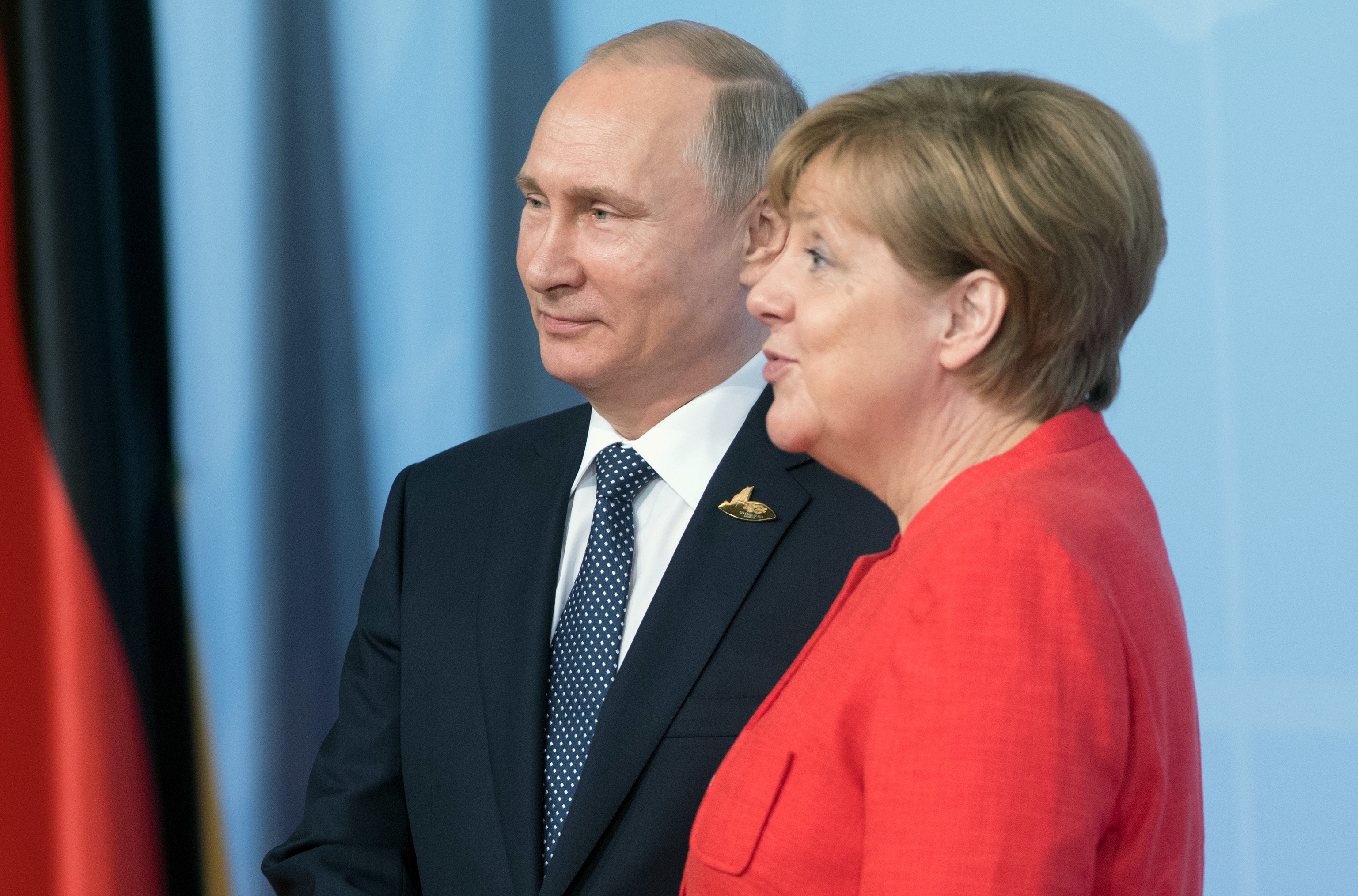 Президент России Владимир Путин (слева) и канцлер ФРГ Ангела Меркель. Фото: &copy; РИА Новости