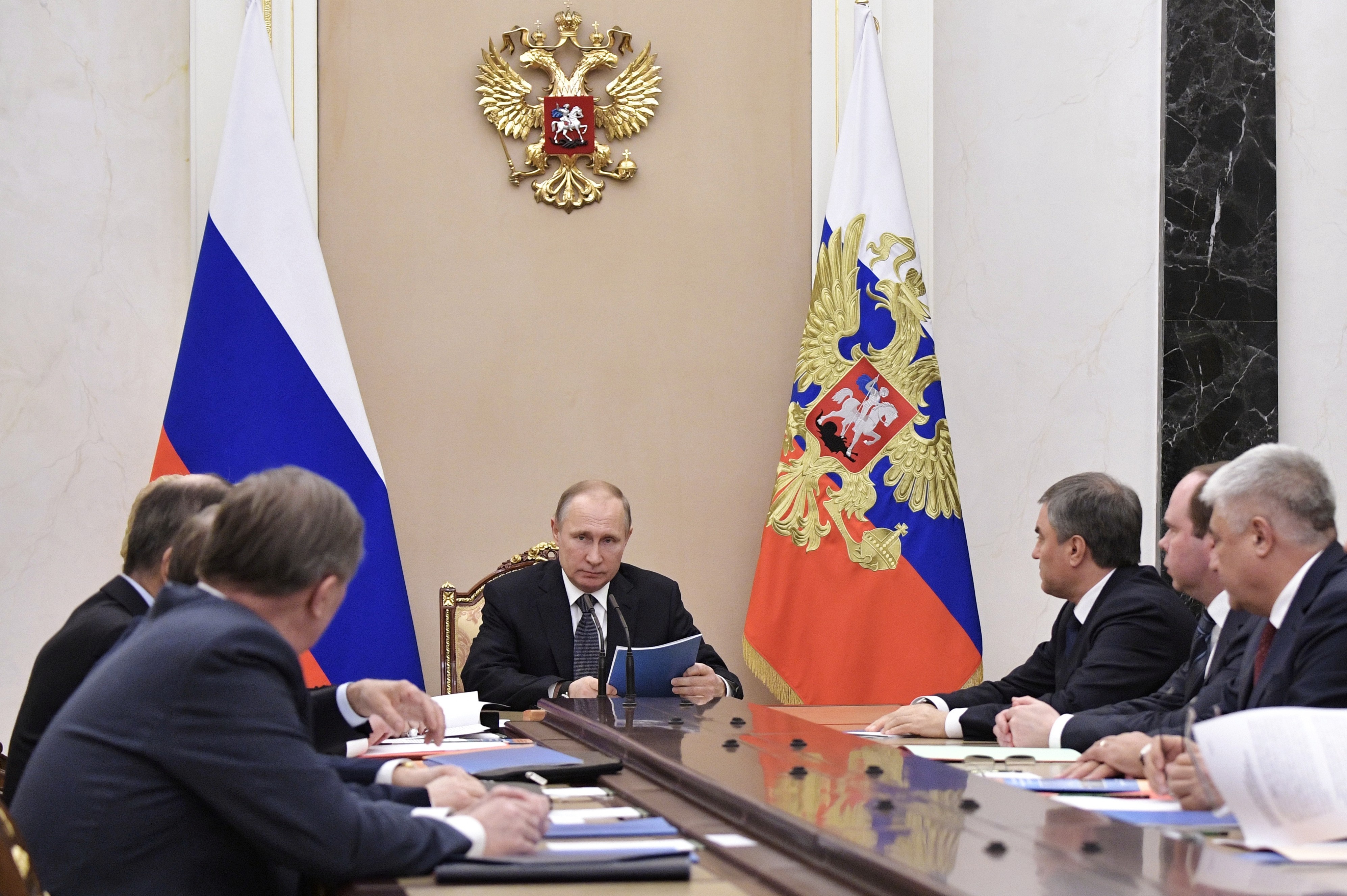 Совет безопасности 2023. Путинина на Совете безопасности.