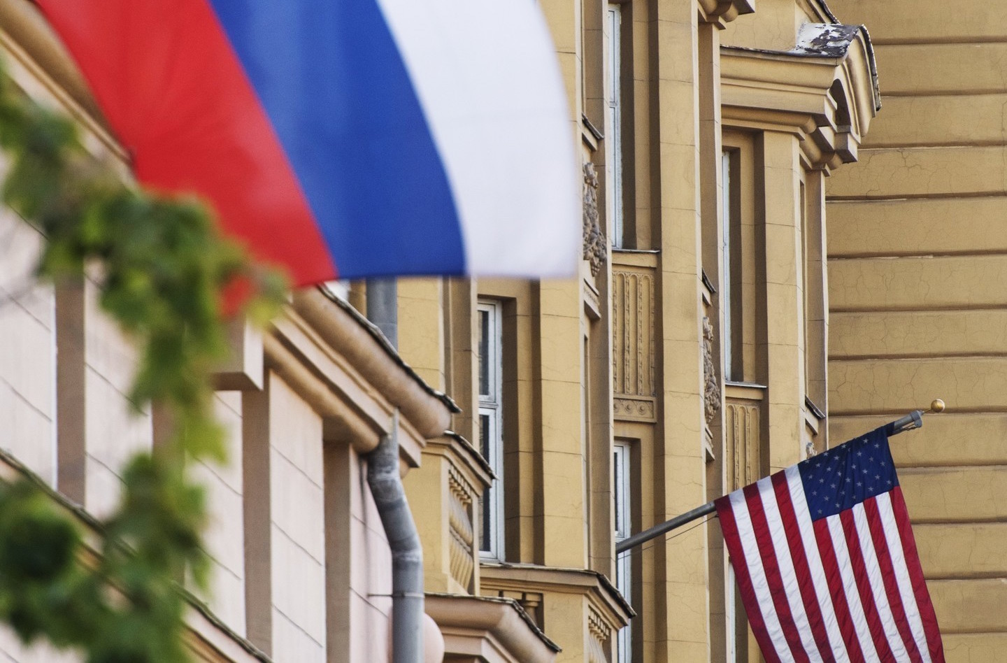 Флаги РФ и США.&nbsp;Фото: &copy; РИА Новости/Максим Блинов