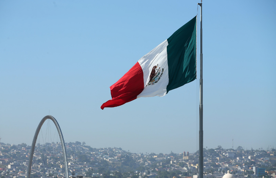 Флаг Мексики. Фото: &copy; REUTERS/Mike Blake


