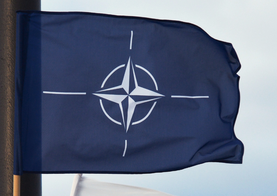 Флаг НАТО. Фото: &copy; РИА Новости/Алексей Витвицкий









