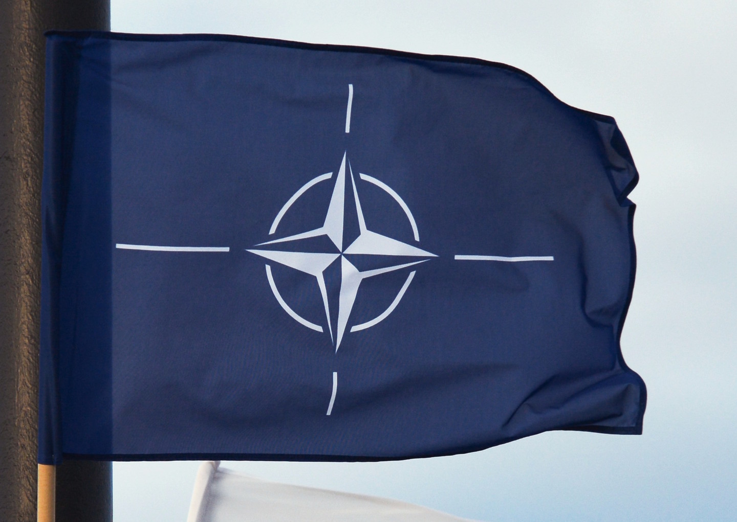 Флаг НАТО.&nbsp;
Фото: &copy; РИА Новости/Алексей Витвицкий


