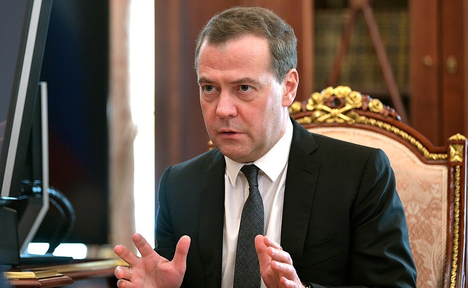 Председатель Правительства РФ Дмитрий Медведев. Фото: kremlin.ru