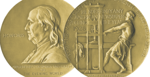 Золотая медаль Пулитцеровской премии. Фото: &copy; Википедия