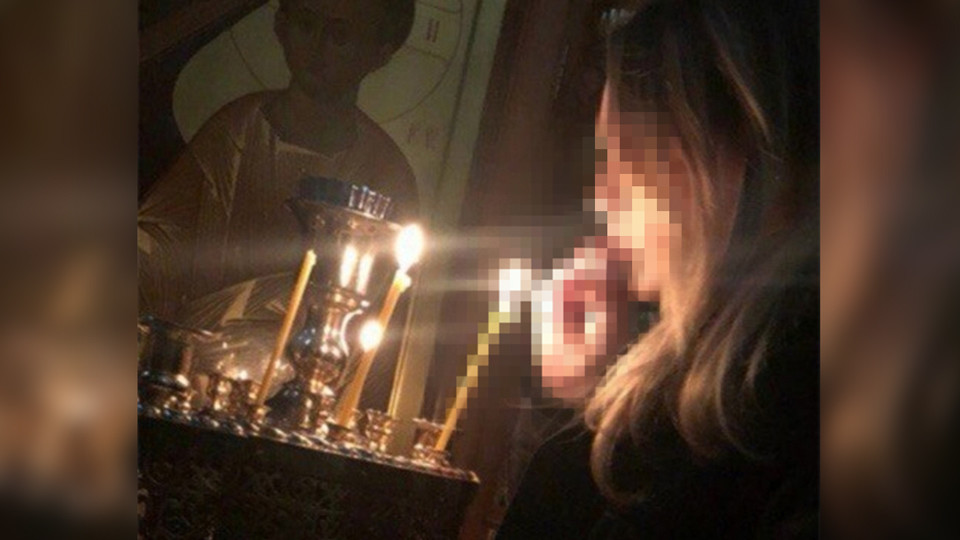 В Магнитогорске подростки прикурили от свечи в храме