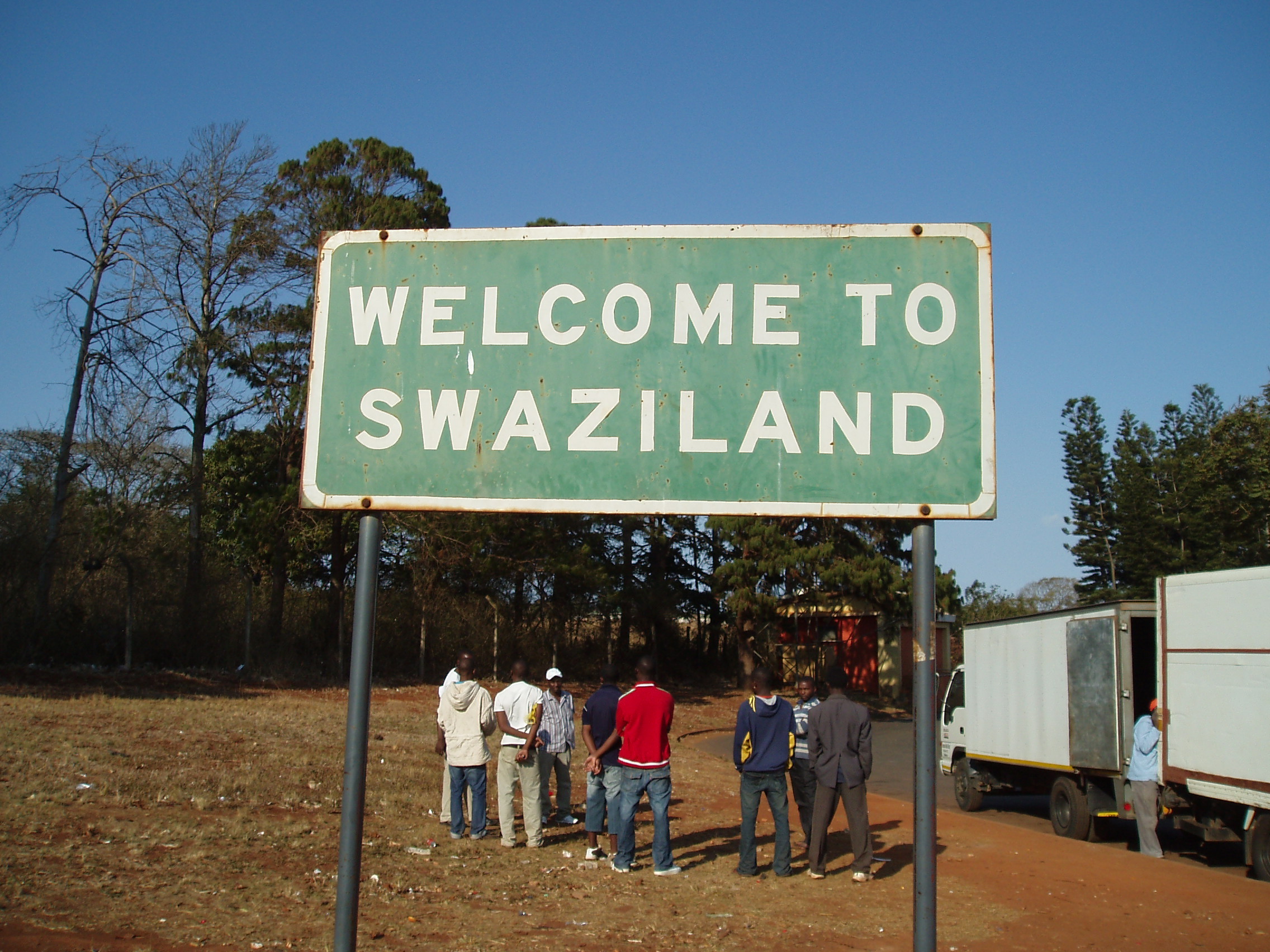 Знак "Добро пожаловать в Свазиленд". Фото: &copy; Flickr/k t