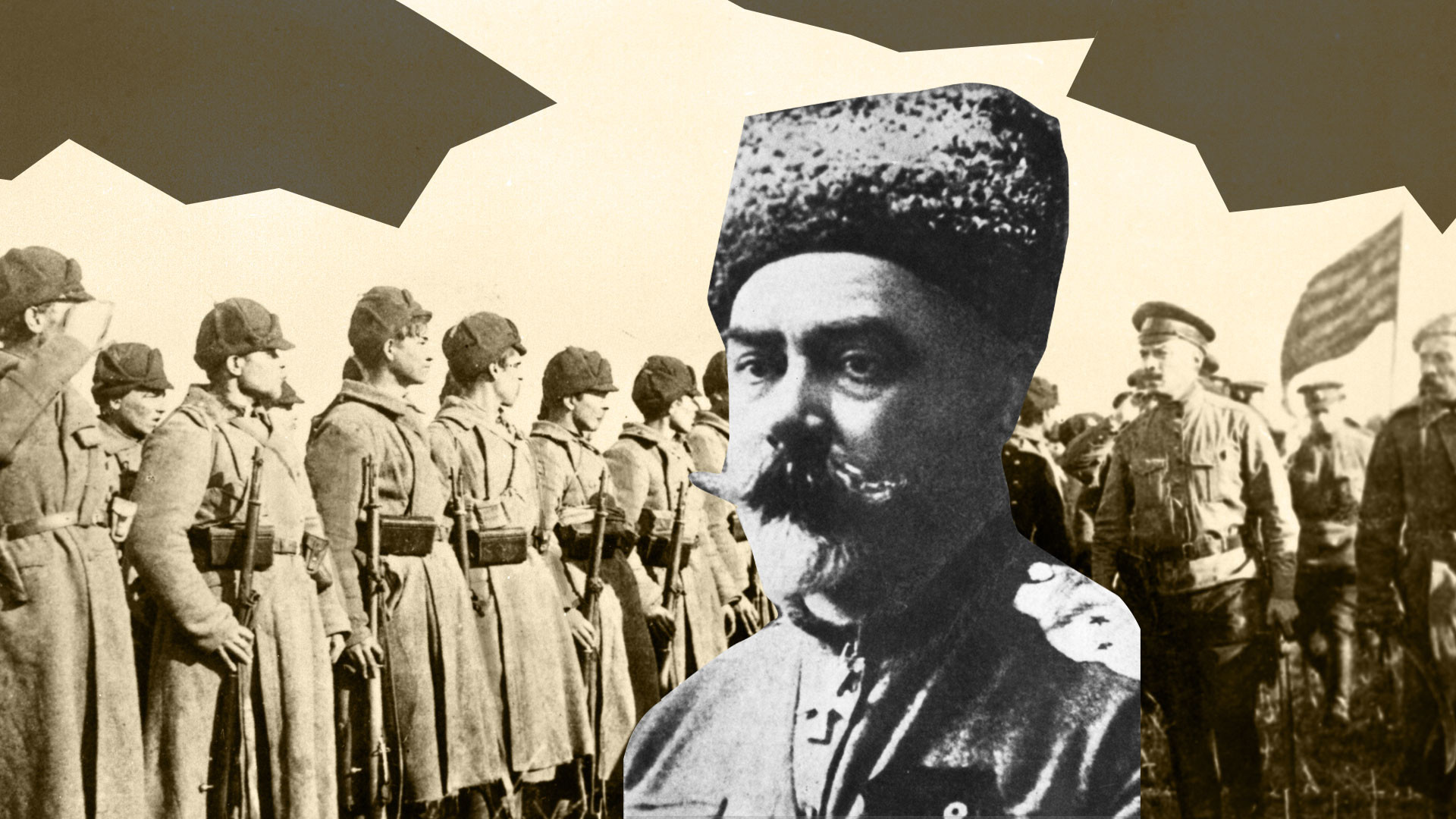 Белая армия гражданская. Деникин 1917. Генерал Деникин белое движение.