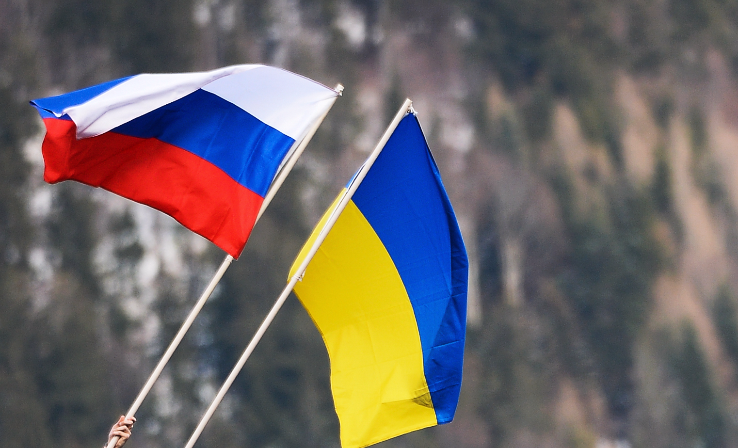 Флаги России и Украины. Фото: &copy; РИА Новости/Александр Вильф