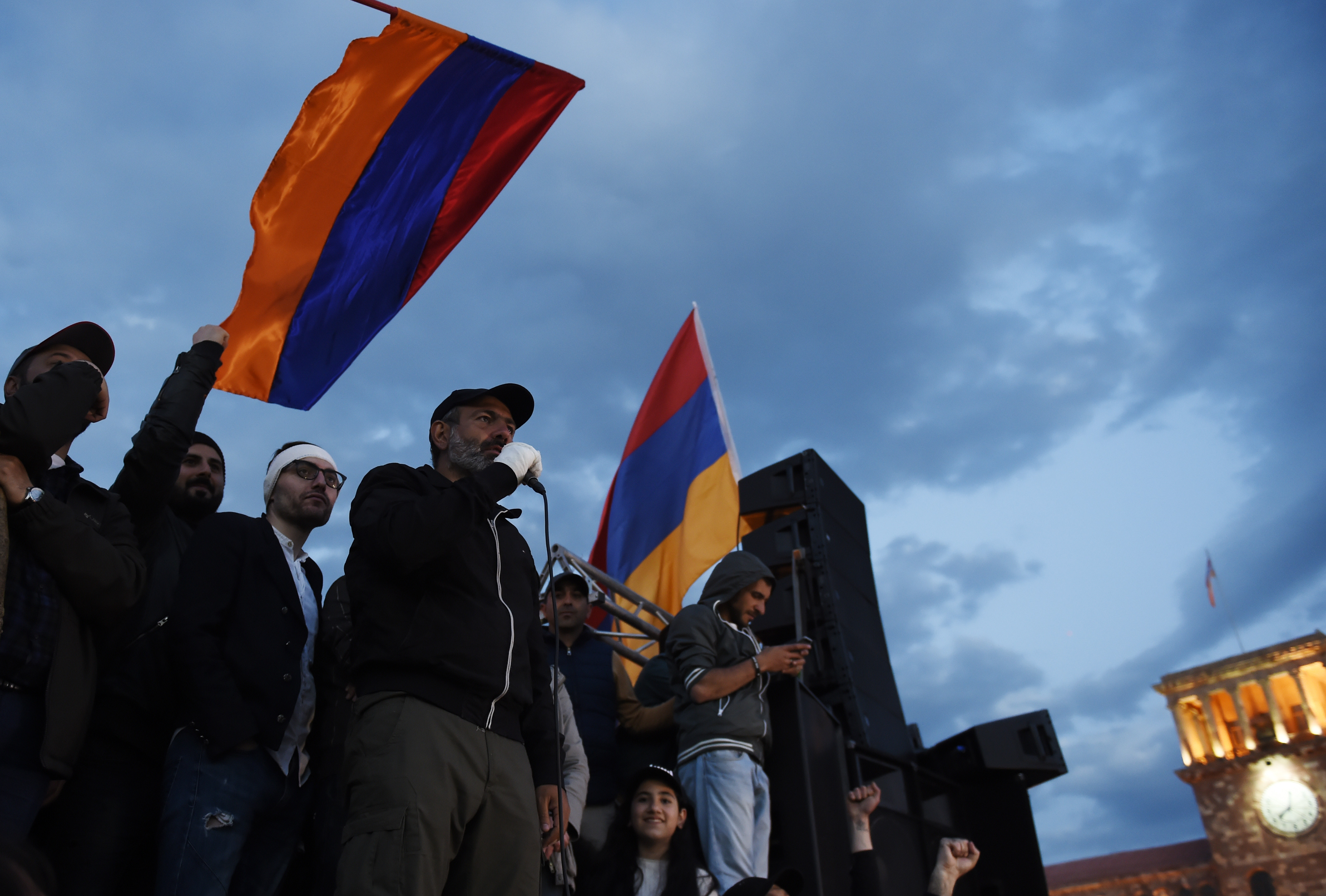 Лидер протестного движения в Армении Никол Пашинян. Фото: &copy; РИА Новости/Асатур Есаянц