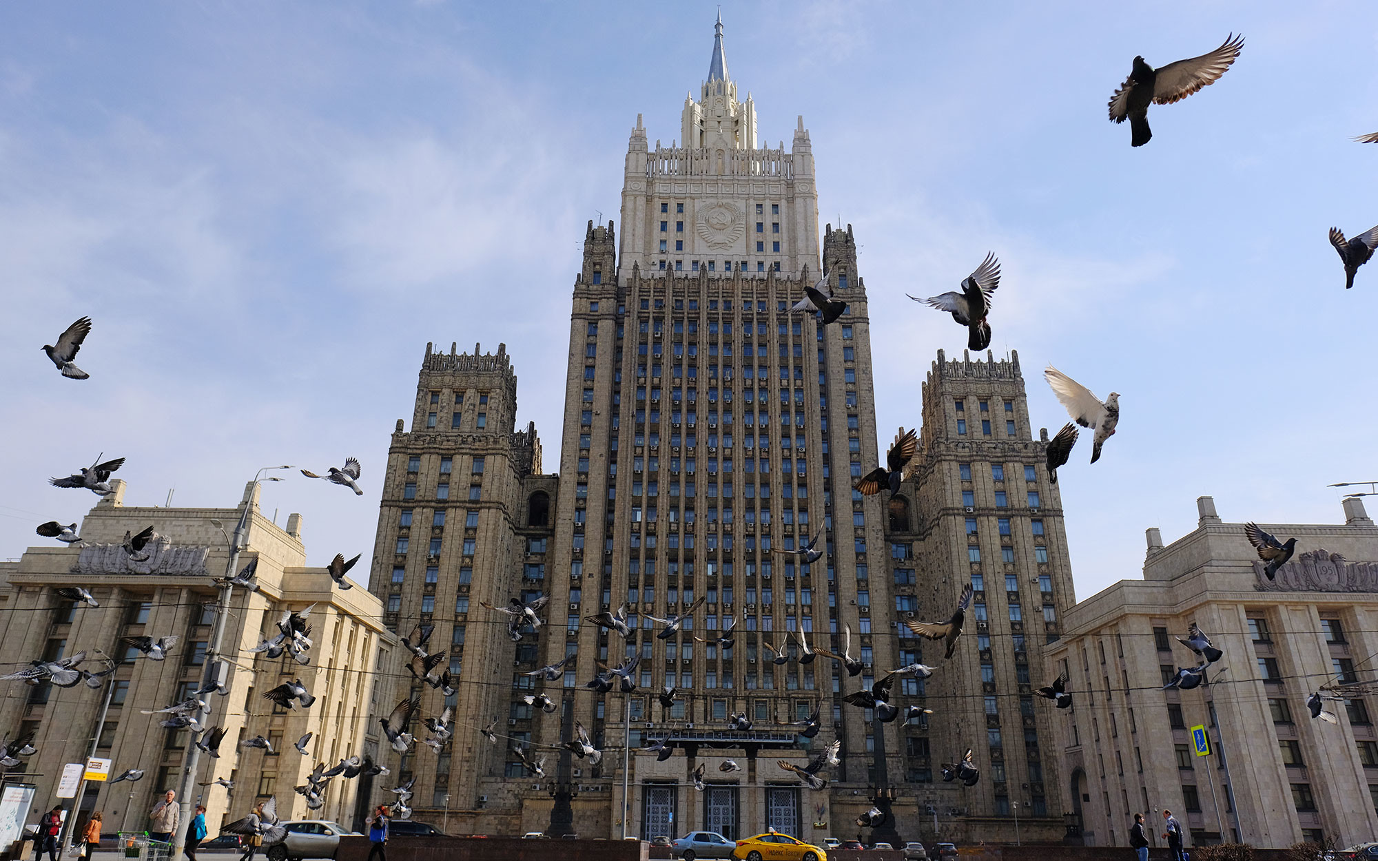 Здание Министерства иностранных дел РФ на Смоленской-Сенной площади в Москве. Фото: © РИА Новости / Наталья Селиверстова