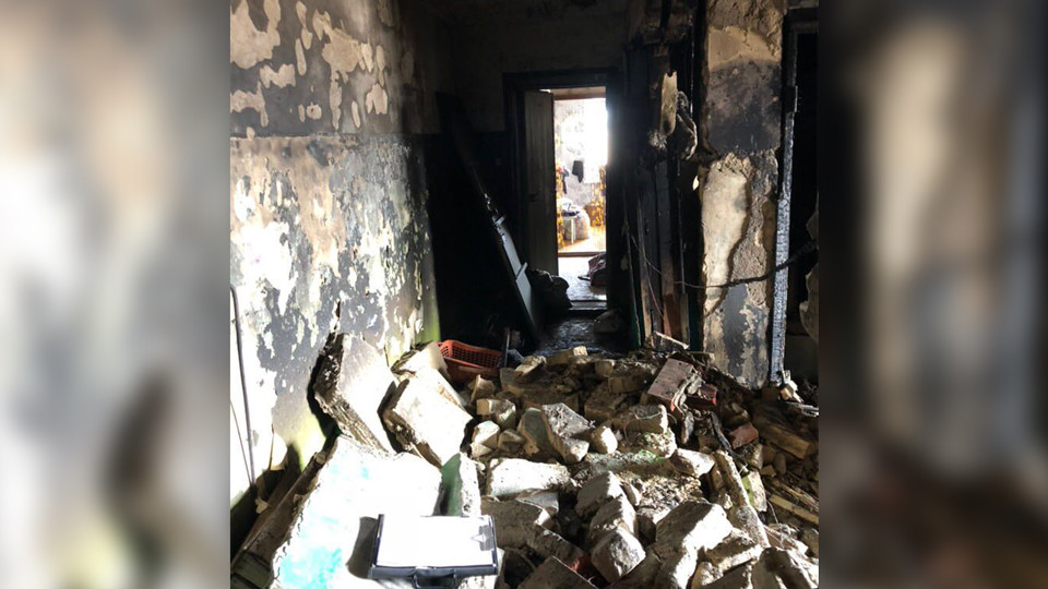 Квартира, где произошёл взрыв газа. Фото: ©пресс-служба СУ СКР по Свердловской области