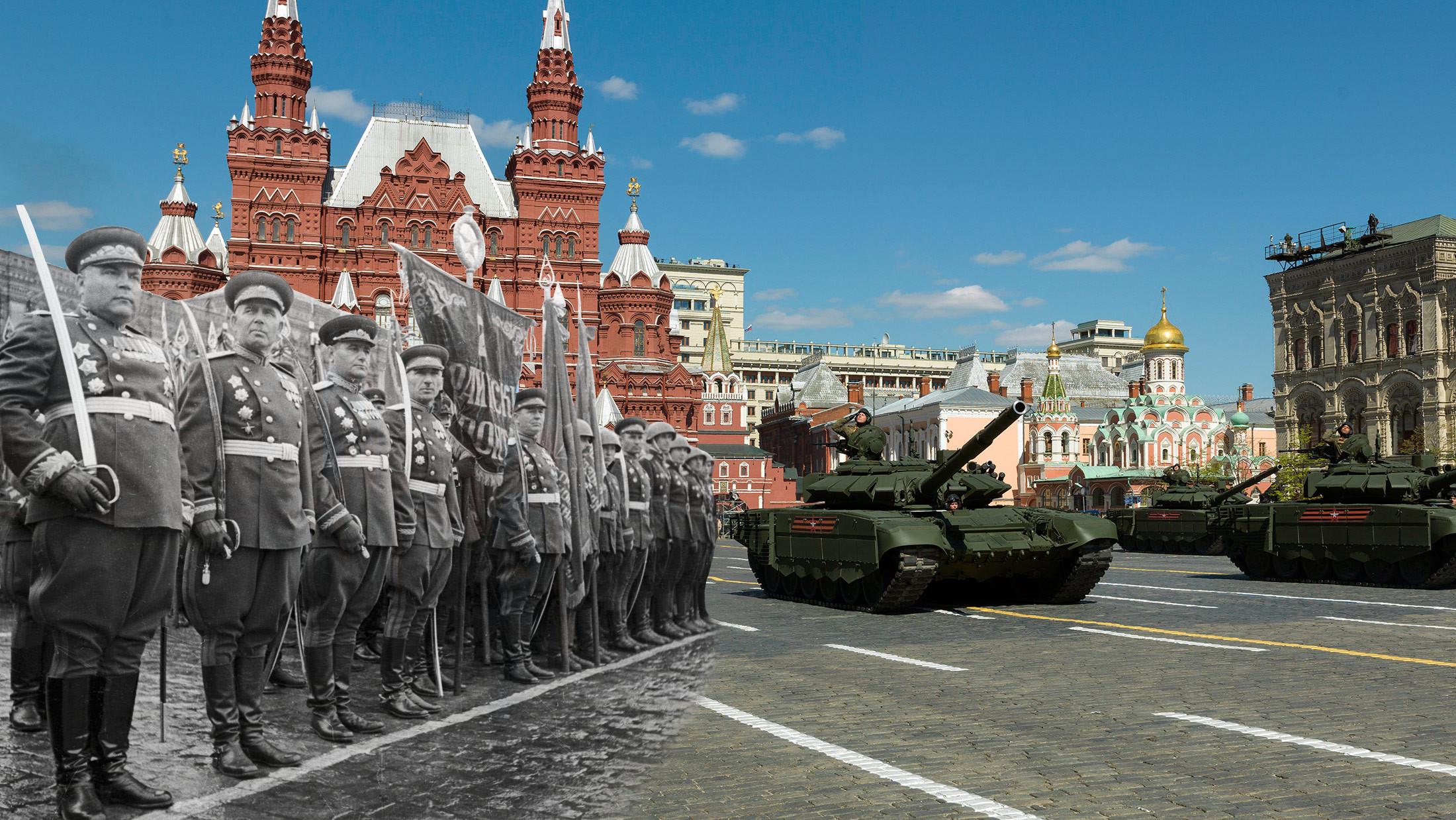 фото парад на красной площади 1945