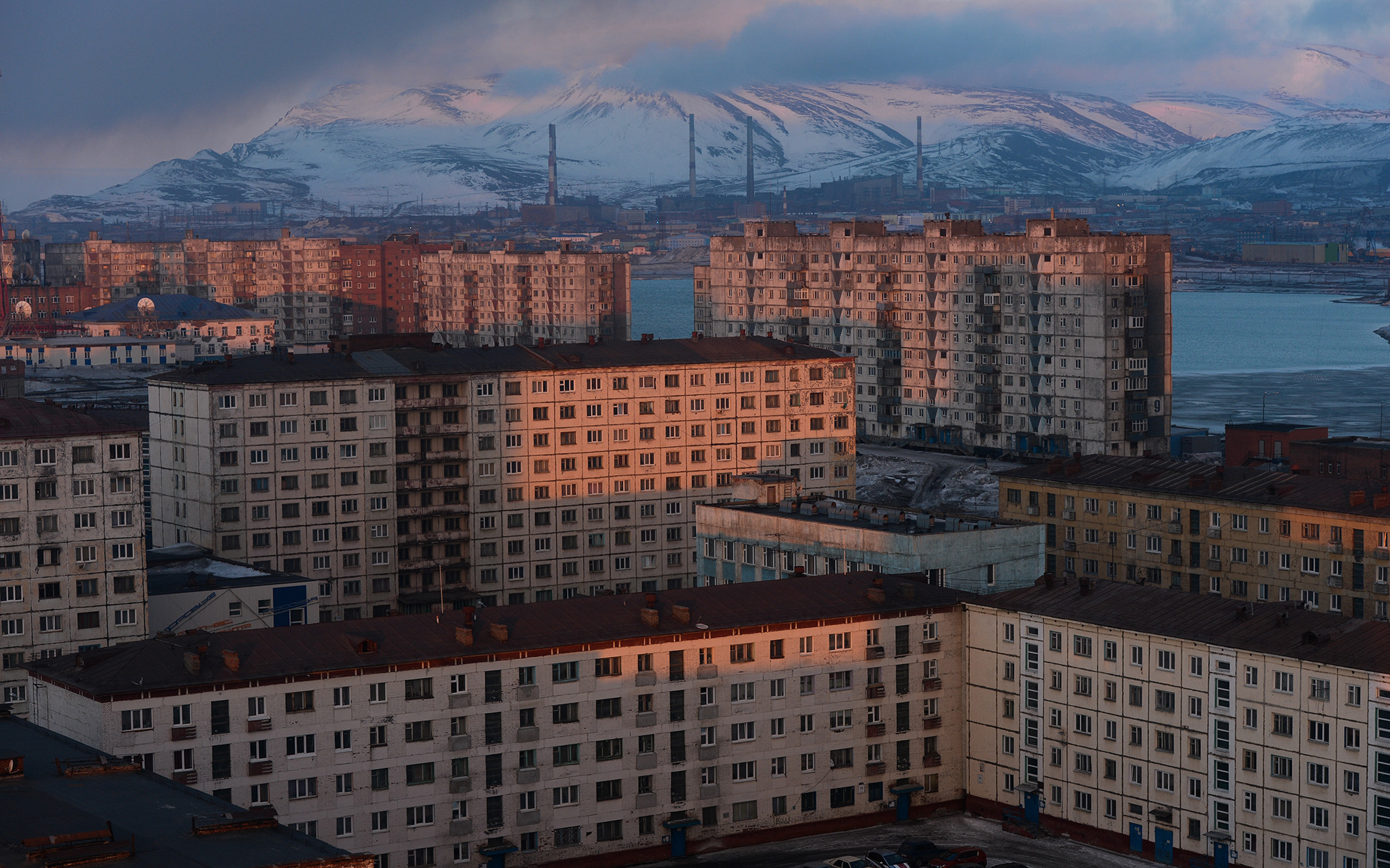 Норильск во время полярного дня. Фото: © РИА "Новости" / Александр Кряжев