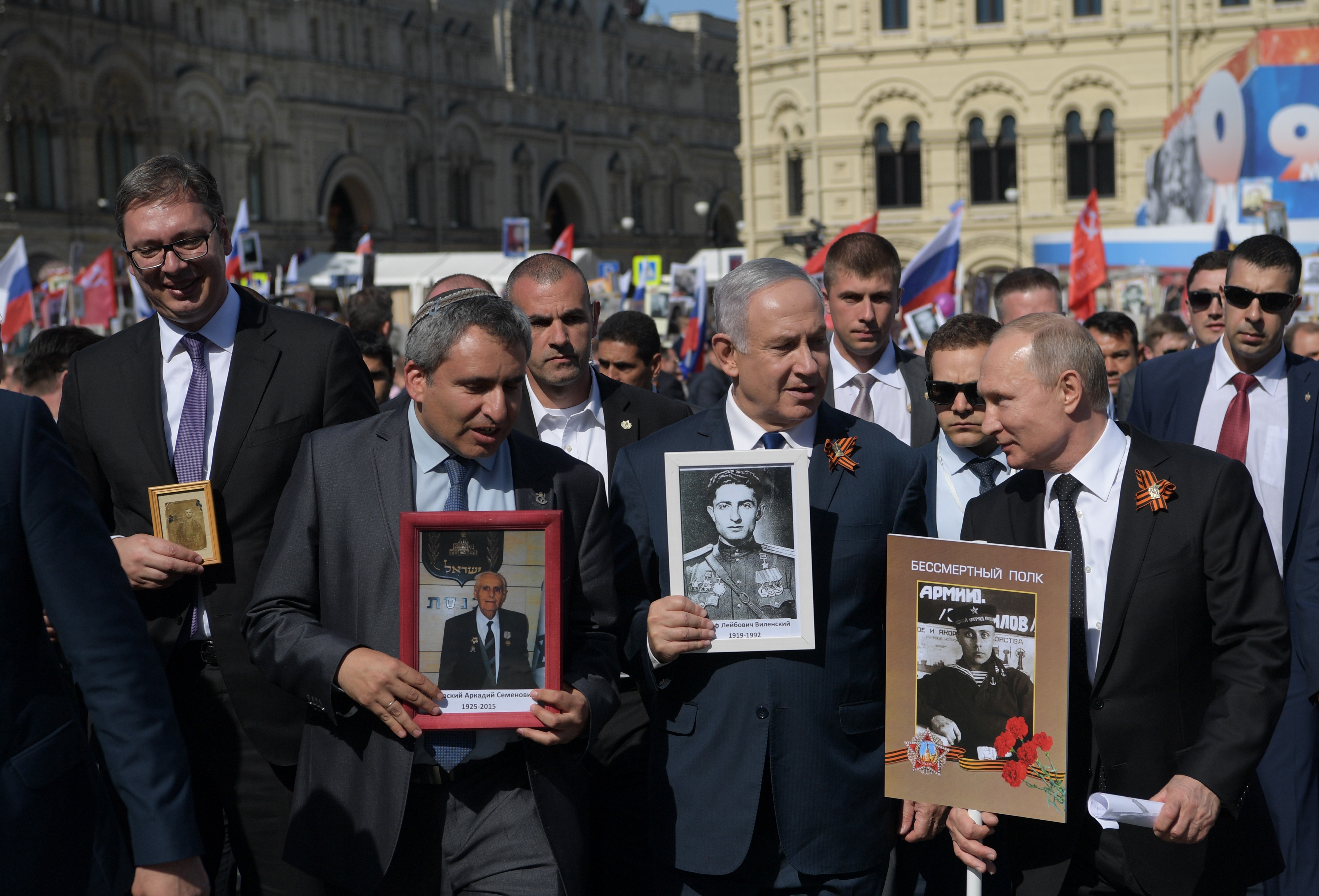 Премьер-министр Израиля Биньямин Нетаньяху (второй справа). Фото: &copy; РИА Новости/Алексей Дружинин




