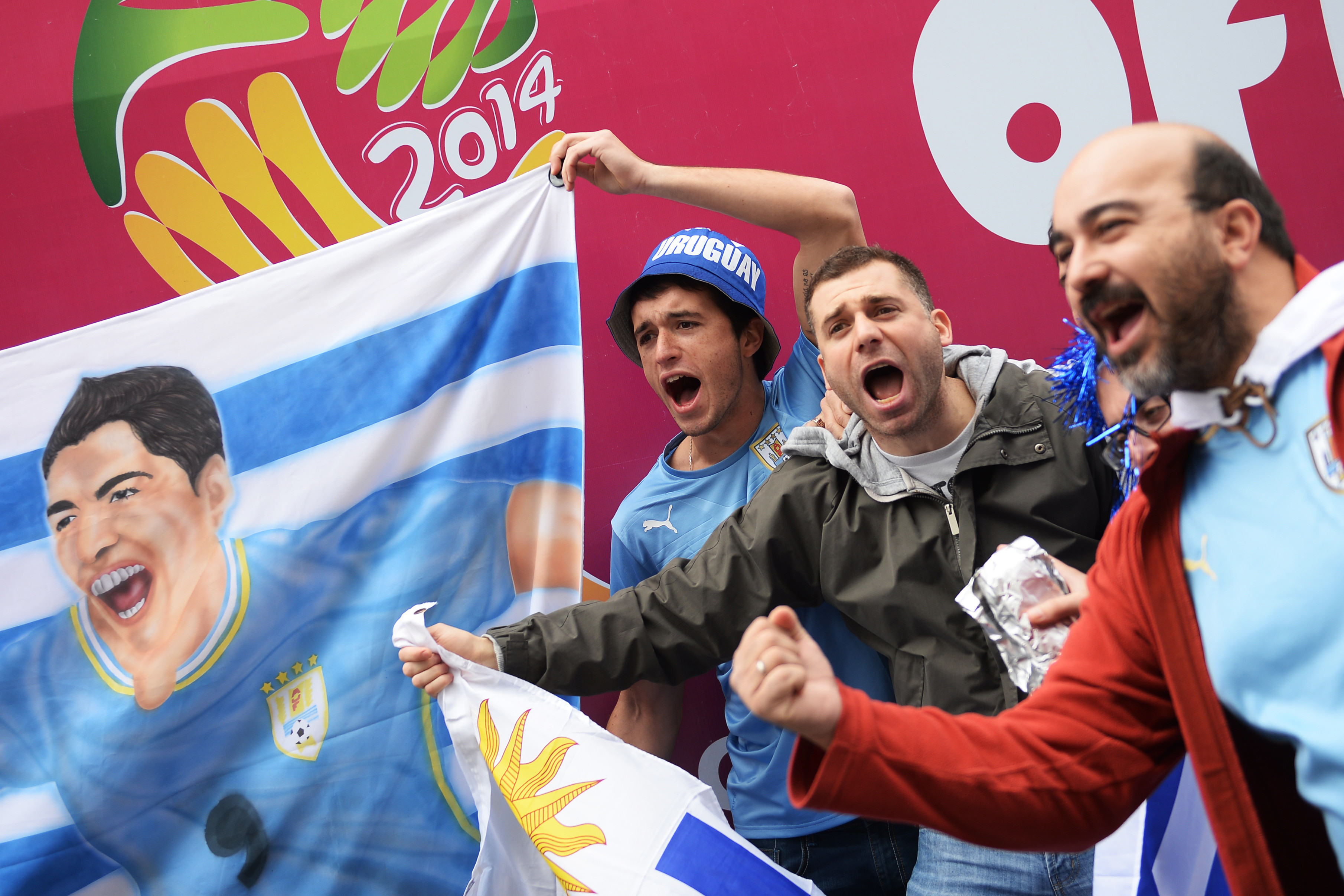 Болельщики сборной Уругвая по футболу. Фото: &copy; РИА Новости/Алексей Филиппов