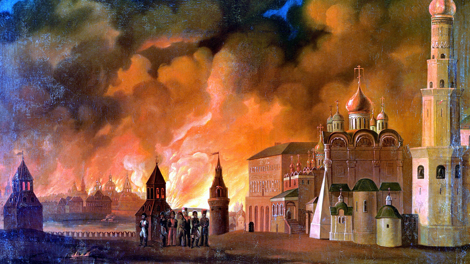 "Пожар Москвы", художник А.Ф. Смирнов. Фото: © РИА Новости