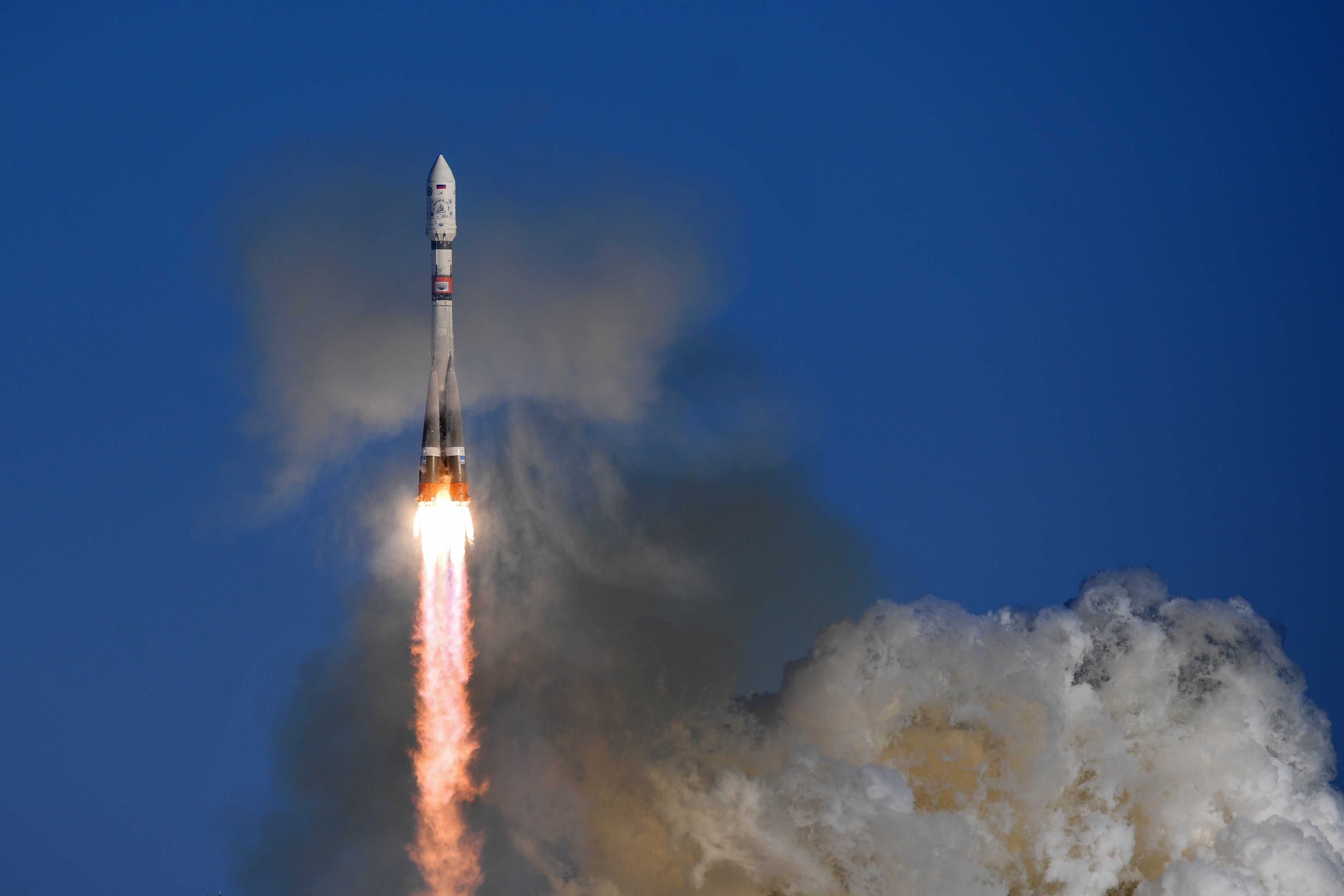 Старт ракеты-носителя "Союз-2.1а" с космическими аппаратами. Фото: &copy;РИА Новости/Евгений Биятов
