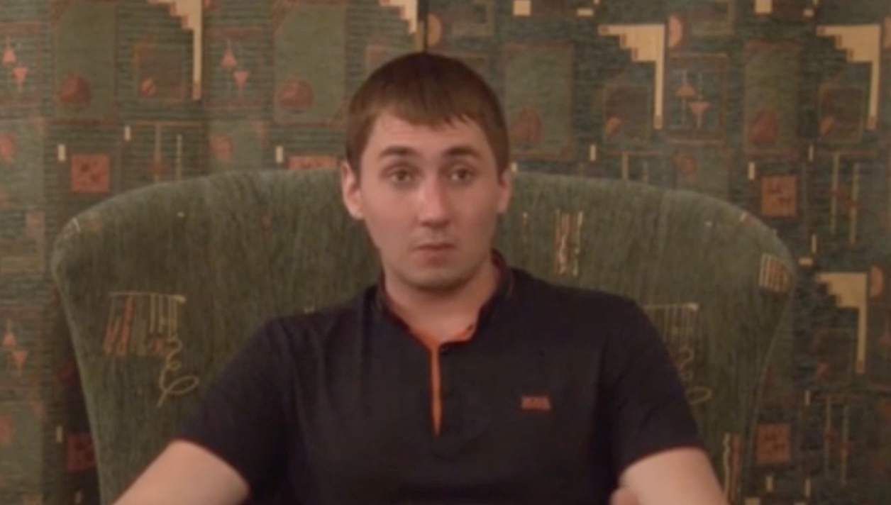 Задержанный в Крыму участник экстремистской группы. Фото: скриншот с видео ЦОС ФСБ