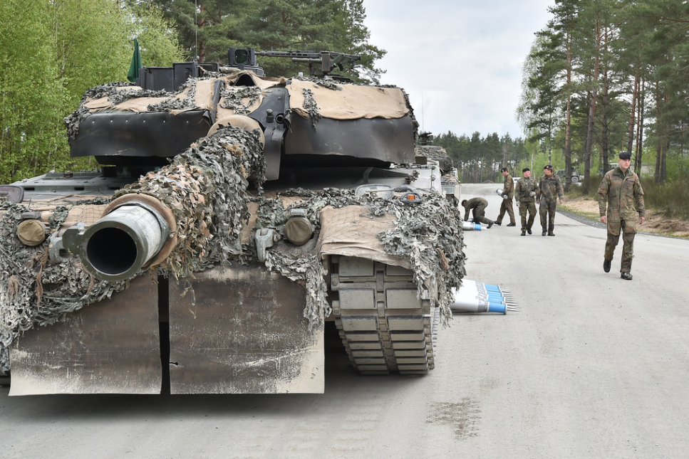 Немецкий танк предыдущей модификации Leopard 2A6. Фото: &copy; flickr.com/7th Army Training Command
