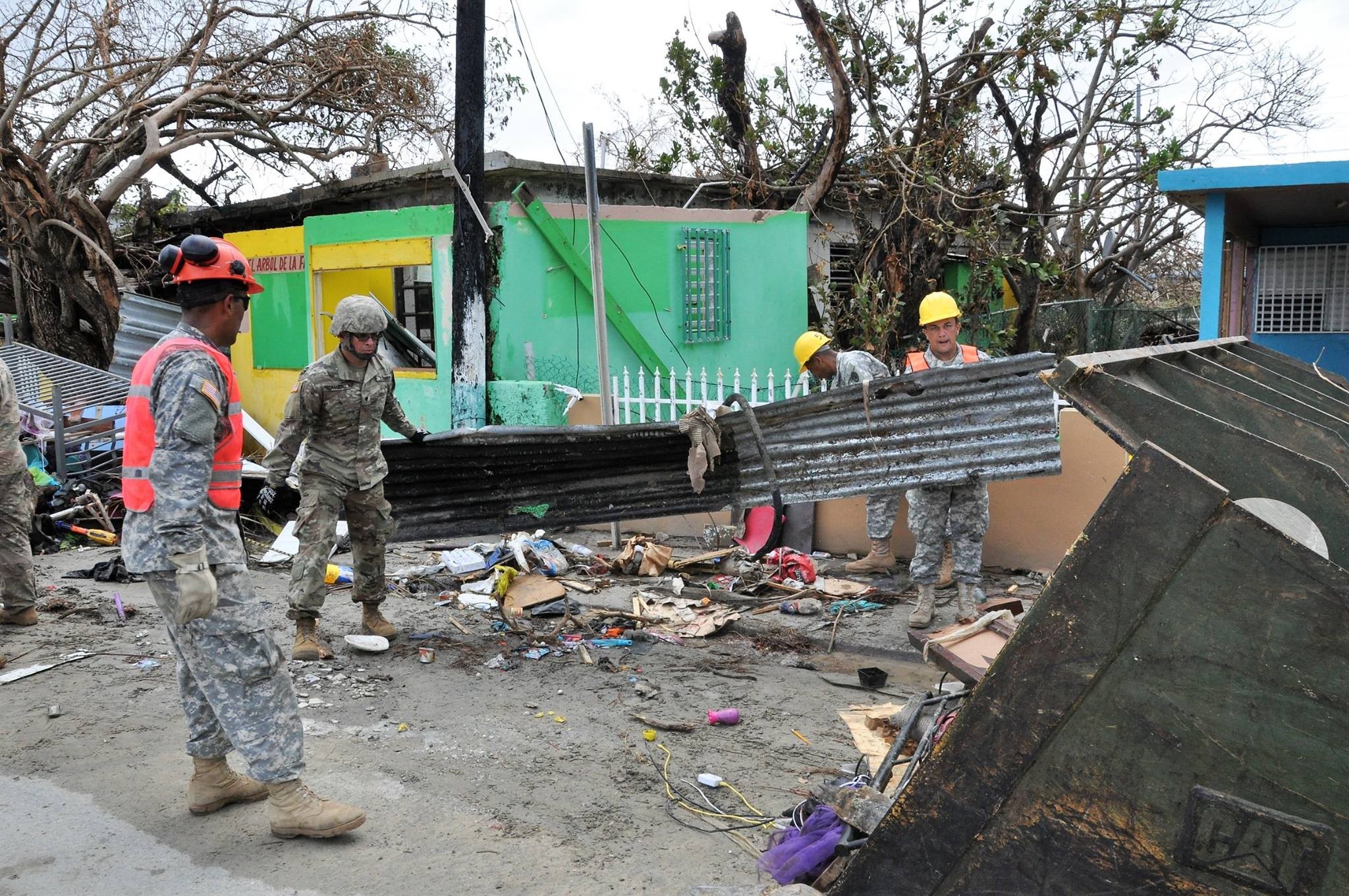 Военные устраняют последствия урагана.&nbsp;Фото: &copy; Flickr/The National Guard