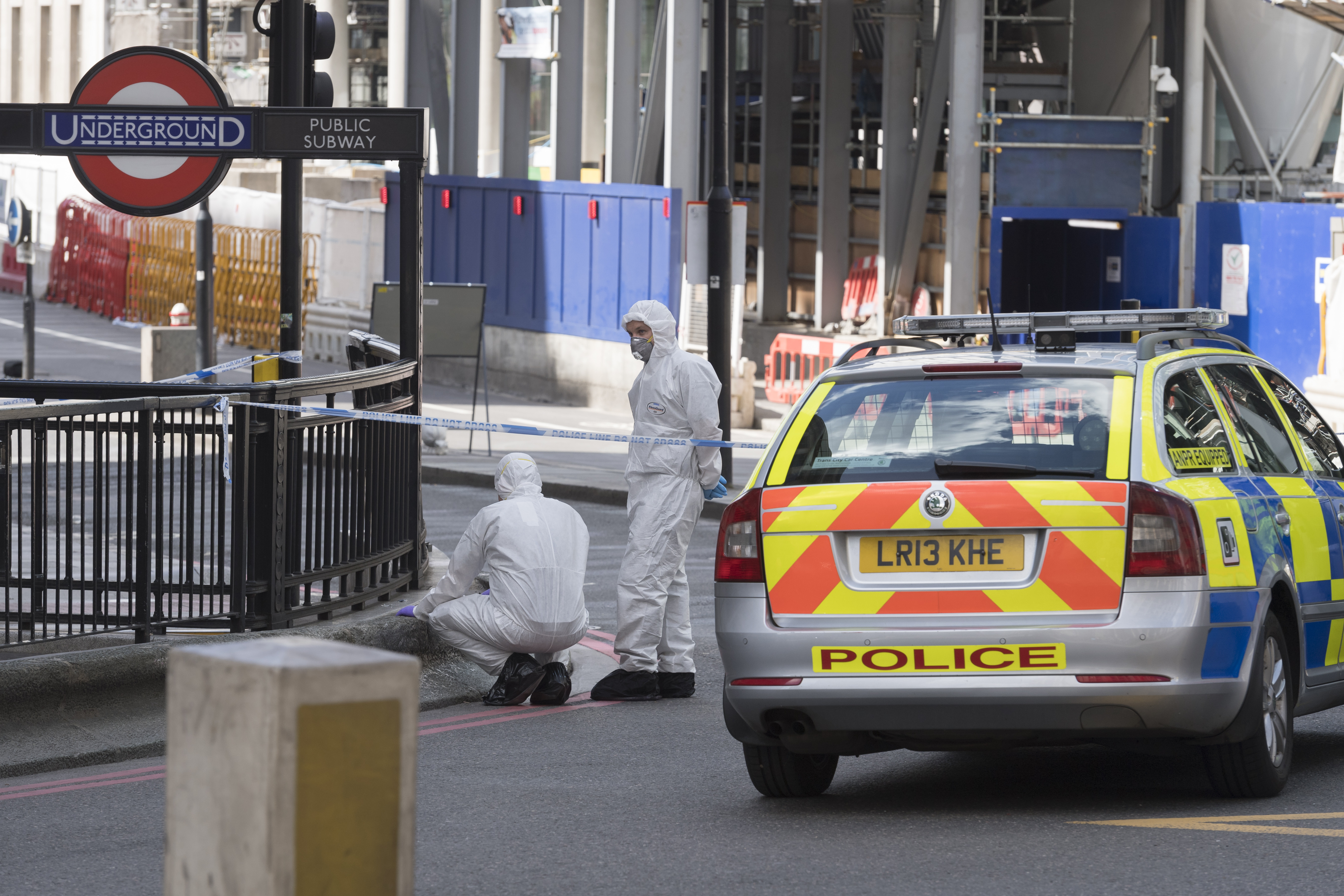 Работа спецслужб после теракта в Лондоне. Фото: &copy; РИА Новости/Алекс Макнотон