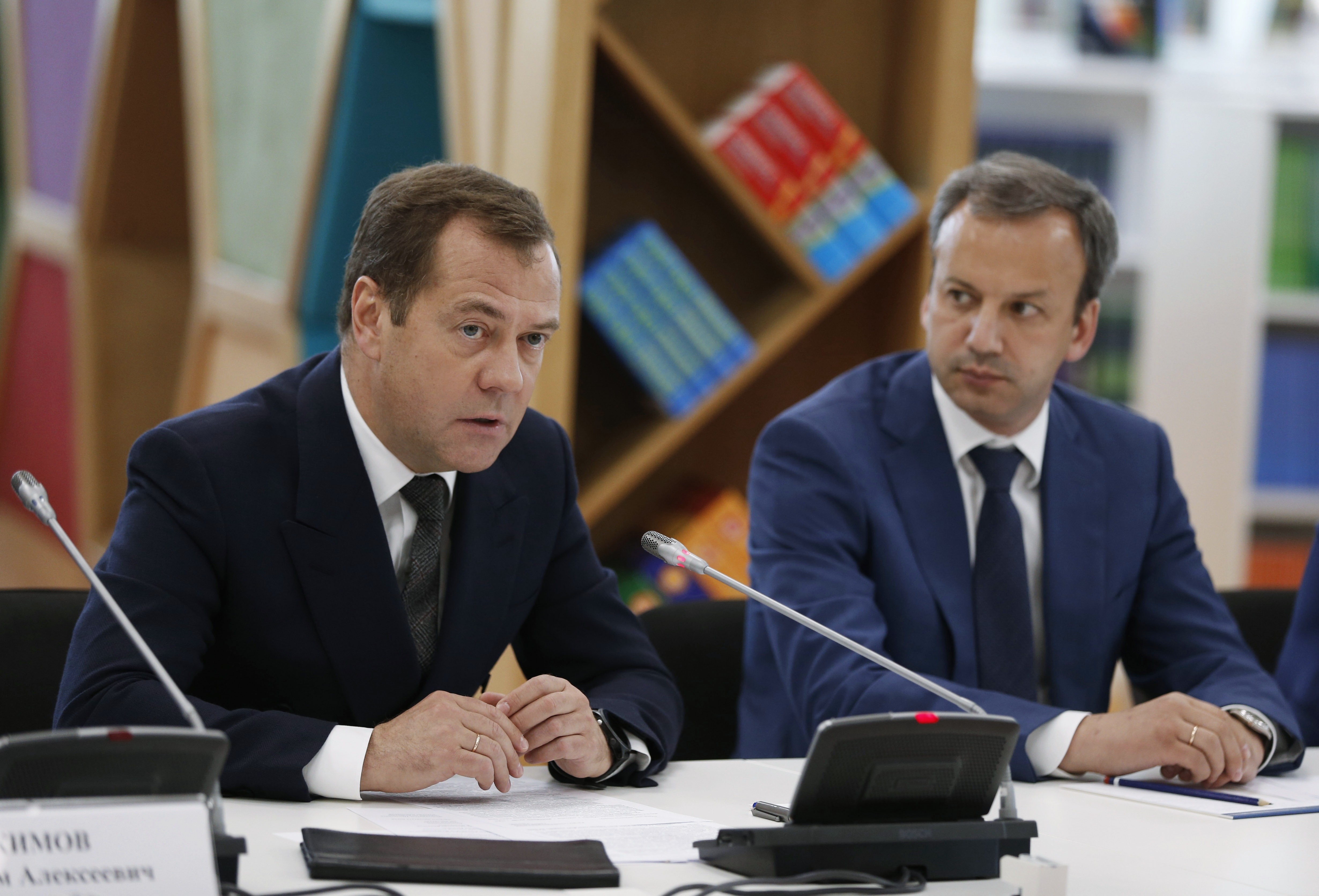 Дмитрий Медведев и Аркадий Дворкович. Фото: &copy;РИА Новости/Дмитрий Астахов