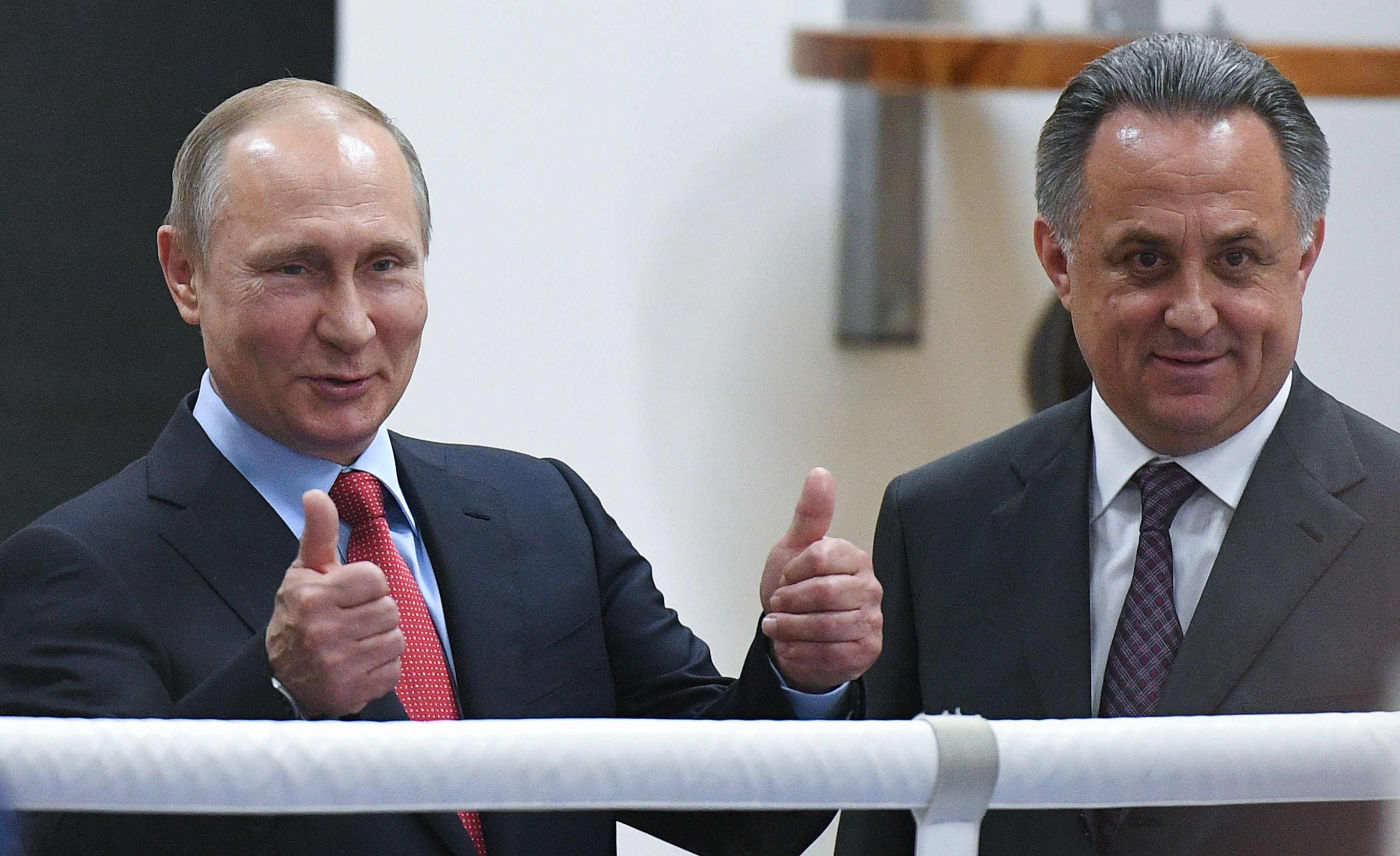 Владимир Путин и Виталий Мутко. Фото: &copy; РИА Новости / Александр Вильф