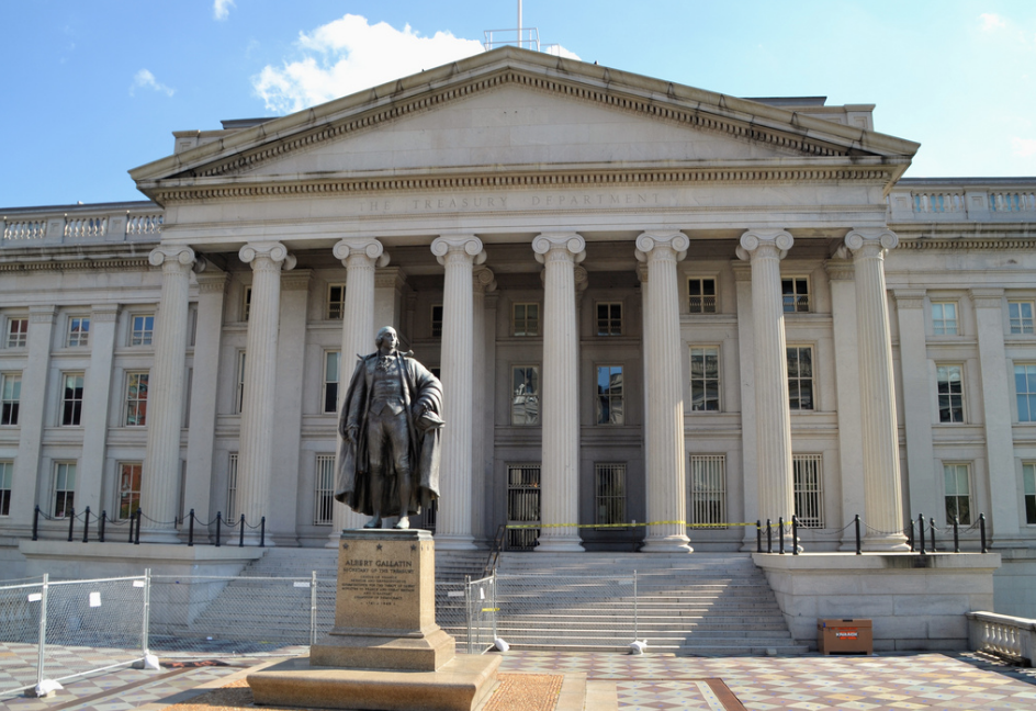 Department of the Treasury (здание Минфина США). Фото: &copy;&nbsp;flickr.com/jpellgen (@1179_jp)