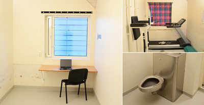 Трёхкомнатная камера Брейвика в тюрьме Ила под Осло. Фото: vg.no