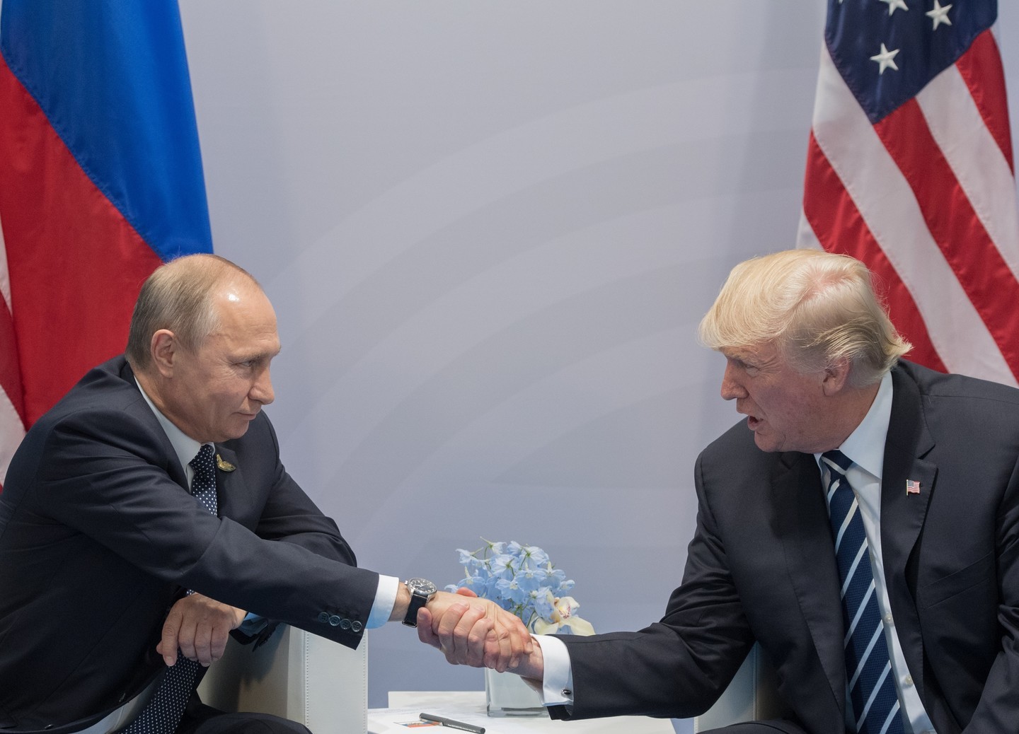 Президент РФ Владимир Путин и президент США Дональд Трамп. Фото: &copy;РИА Новости/Сергей Гунеев