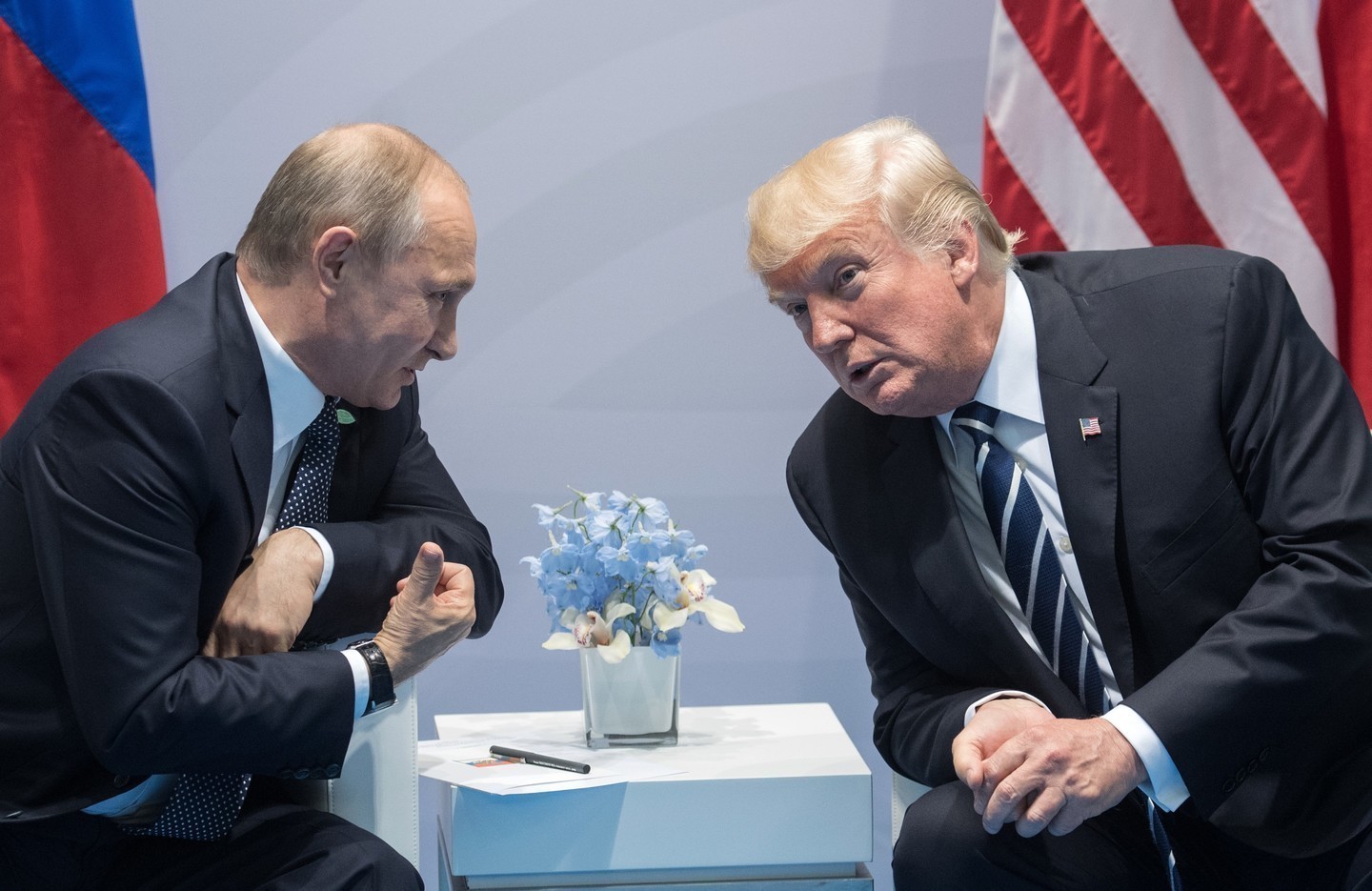 Владимир Путин и Дональд Трамп. Фото: &copy;РИА Новости/Сергей Климентьев




