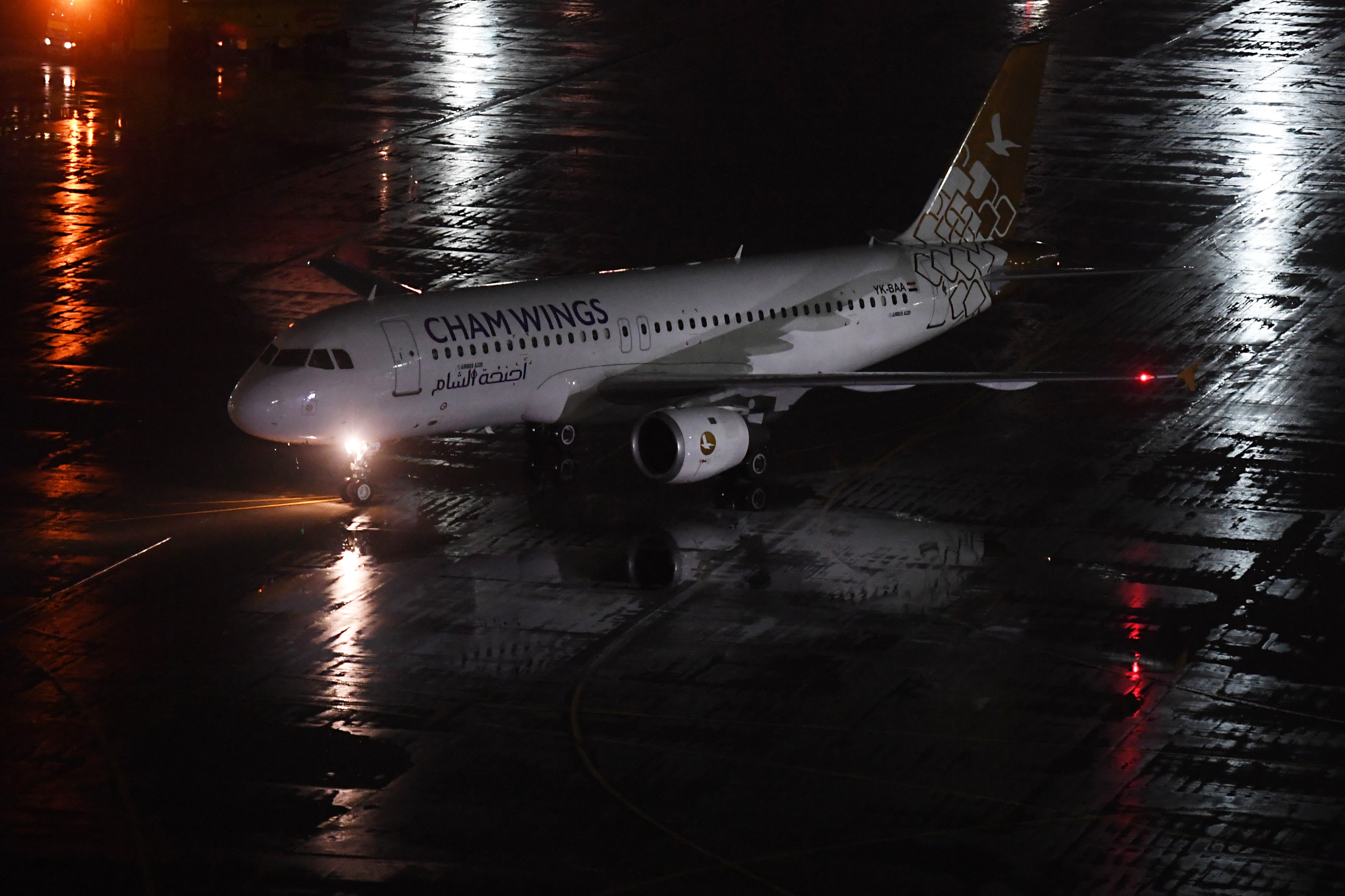 Самолёт сирийской компании Cham Wings Airlines в аэропорту Внуково. Фото: &copy;РИА Новости/Кирилл Каллиников