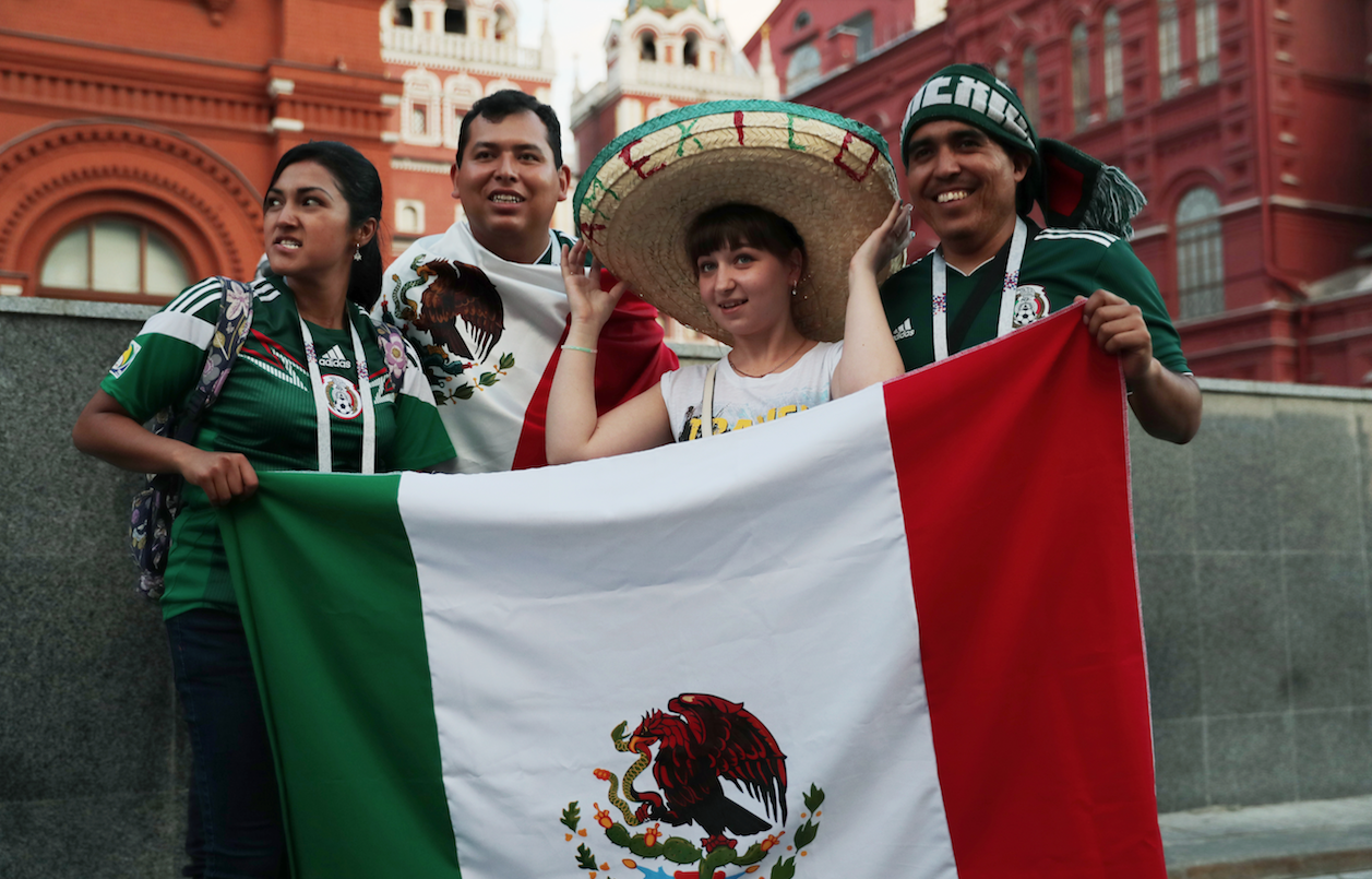 Мексиканские болельщики. Фото: © РИА Новости / Евгений Одиноков