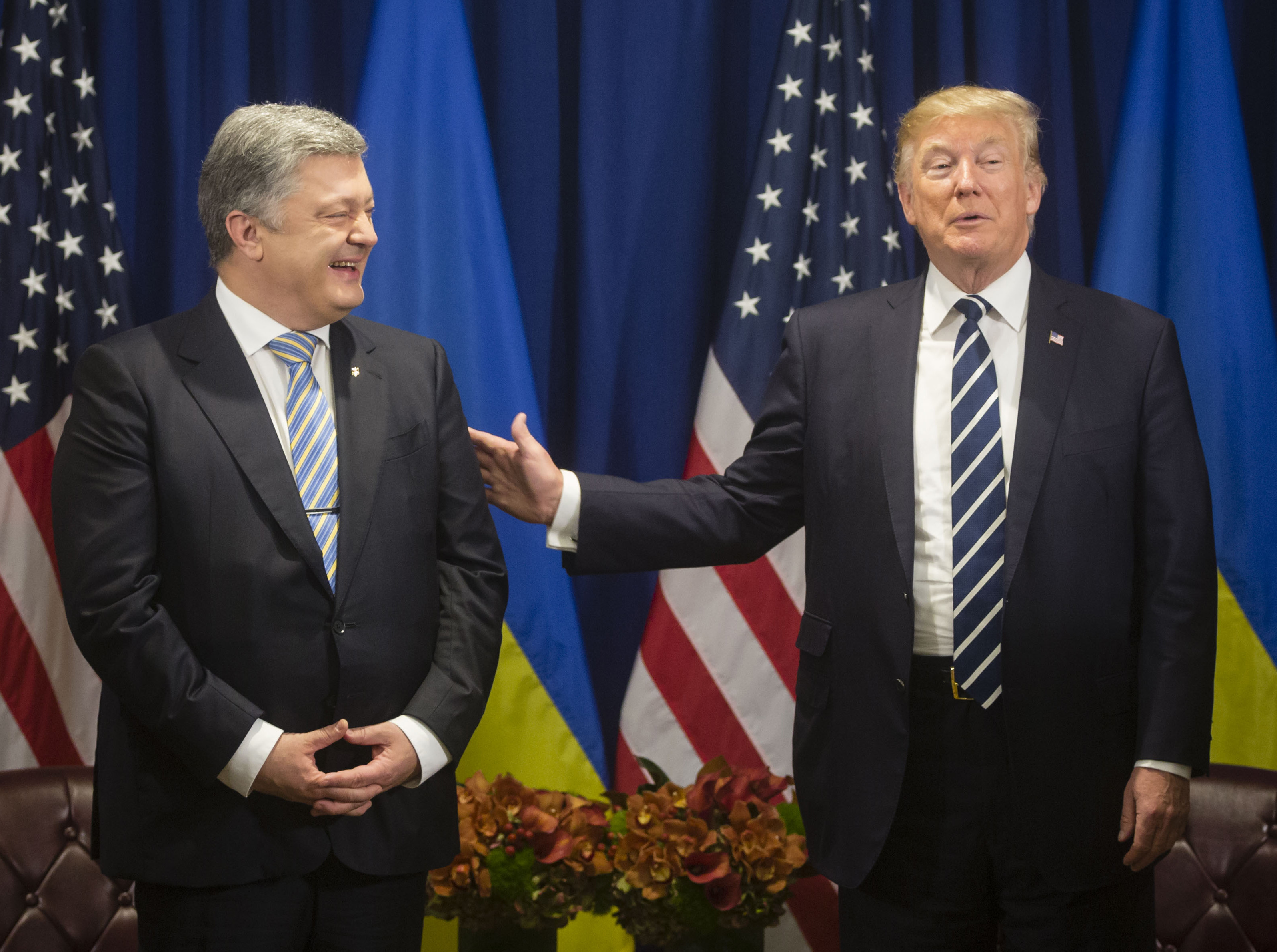 Пётр Порошенко (слева), Дональд Трамп (справа). Фото: &copy; РИА Новости/Михаил Палинчак