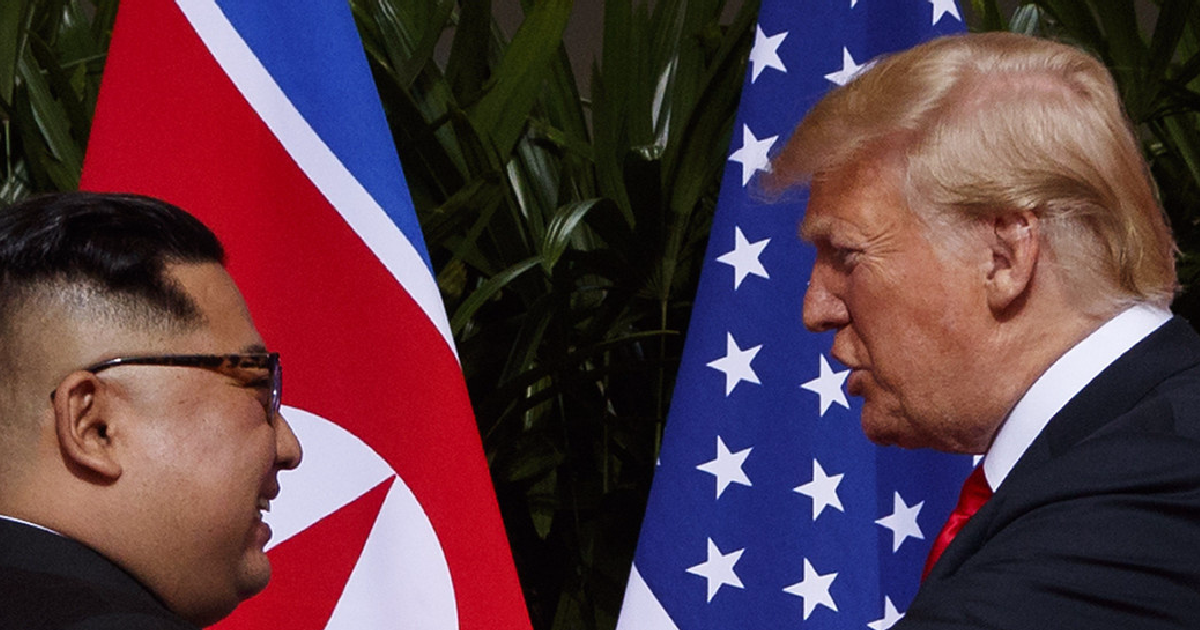 Ким Чен Ын и Дональд Трамп. Фото: &copy; AP/Evan Vucci