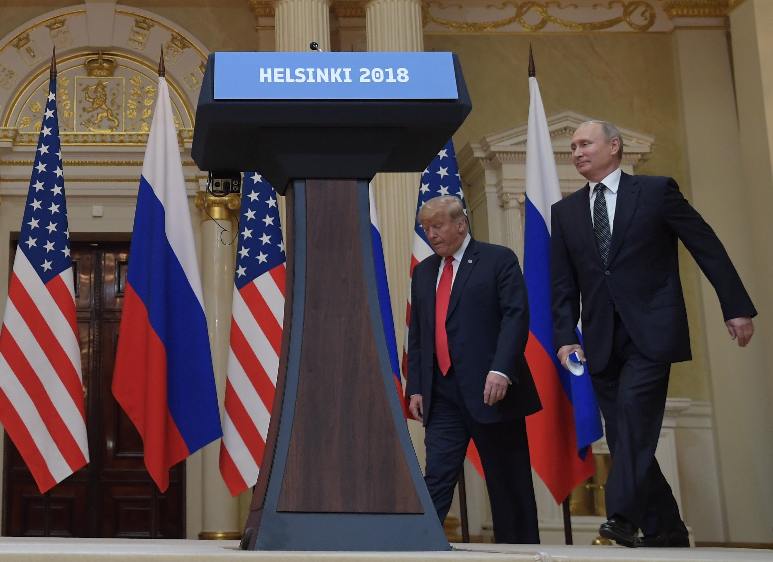 Президент США Дональд Трамп и президент РФ Владимир Путин. Фото: ©РИА Новости/Сергей Гунеев