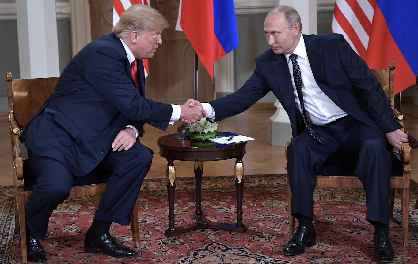 Дональд Трамп и Владимир Путин. Фото: &copy; РИА Новости/Алексей Никольский