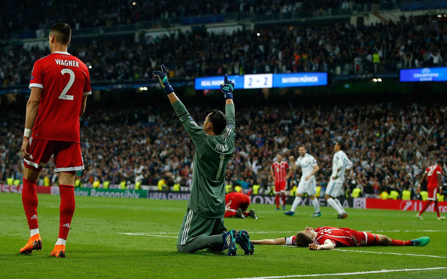 Футбольный матч в Мадриде. Фото: © AP Photo/Paul White