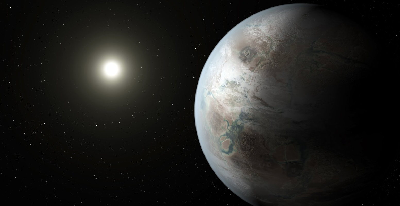 Возможный вид экзопланеты Kepler-452b. Фото&nbsp;&copy; Twitter/Britannica