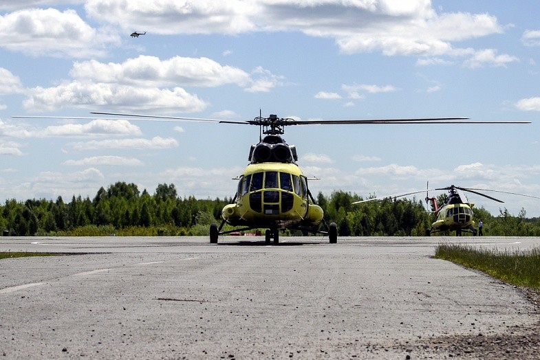 Вертолёты МИ-8Т. Фото: &copy; heli.utair.ru/