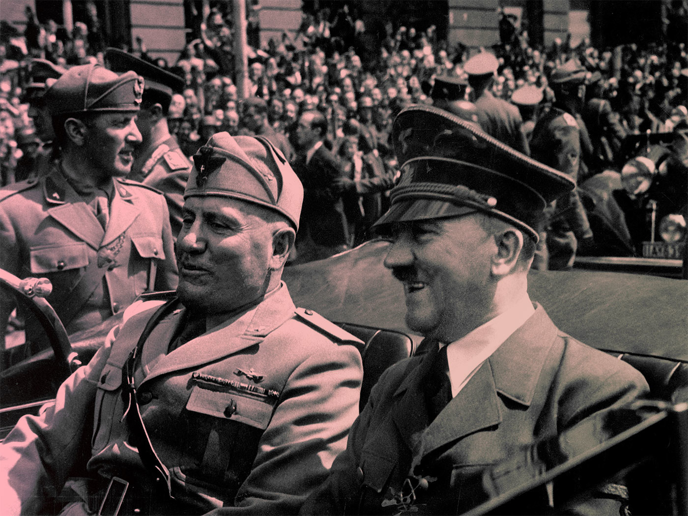 Бенито Муссолини и Адольф Гитлер. Фото: © Wikipedia