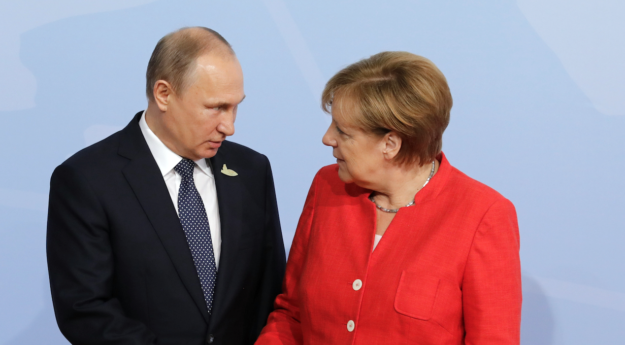 Владимир Путин и Ангела Меркель. Фото: &copy; РИА &ldquo;Новости&rdquo;&nbsp; / Михаил Метцель