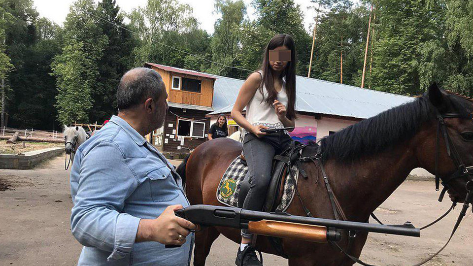 Михаил Хачатурян с дочерью. Фото: © социальные сети