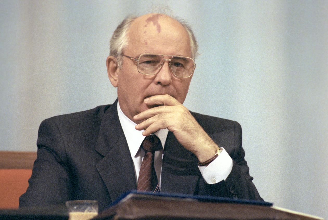 Горбачев 1989 фото.