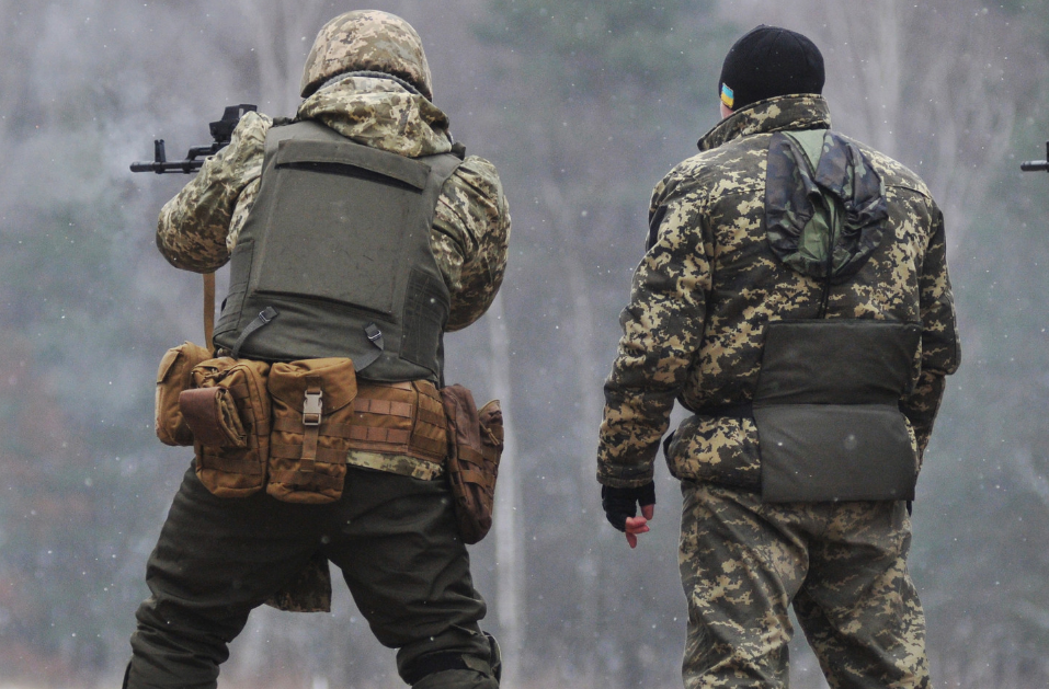 Украинские военные. Фото: &copy; РИА Новости


