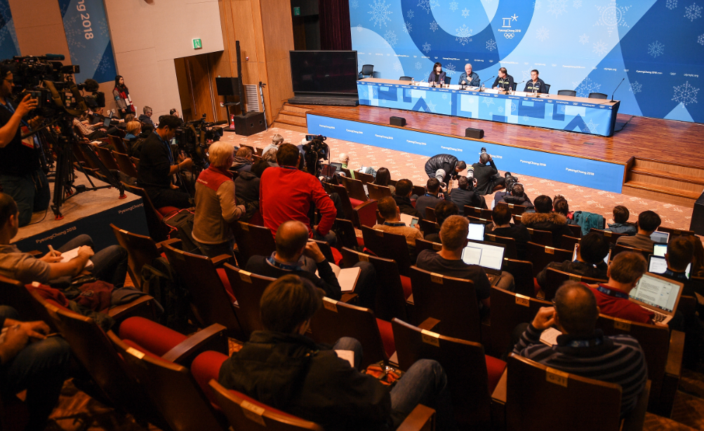Пресс-конференция WADA перед Олимпиадой в Пхёнчхане. Фото: © РИА Новости/Владимир Астапкович
